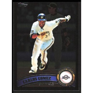 2011 Topps Wal-Mart Black #97 Carlos Gomez