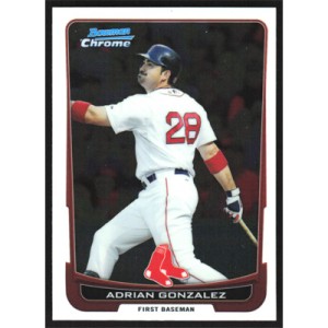 2012 Bowman Chrome #181 Adrian Gonzalez