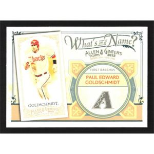 2012 Topps Allen & Ginter What's in a Name #WIN92 Paul Goldschmidt