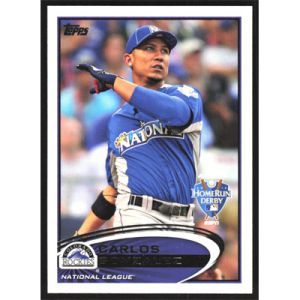 2012 Topps Update #US6 Carlos Gonzalez Home Run Derby