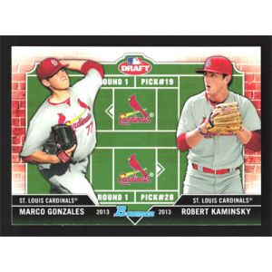 2013 Bowman Draft Dual Draftee #DD-GK M. Gonzales/R. Kaminsky