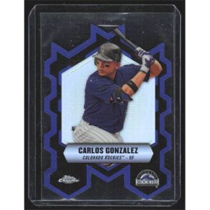 2013 Topps Chrome Chrome Connections Die Cuts #CC-CG Carlos Gonzalez