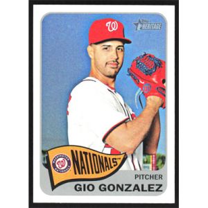 2014 Topps Heritage #155 Gio Gonzalez
