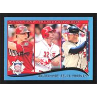 2014 Topps Wal-Mart Blue #143 P. Goldschmidt/J. Bruce/F. Freeman League Leaders