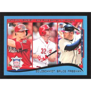 2014 Topps Wal-Mart Blue #143 P. Goldschmidt/J. Bruce/F. Freeman League Leaders