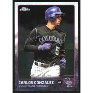 2015 Topps Chrome #11 Carlos Gonzalez