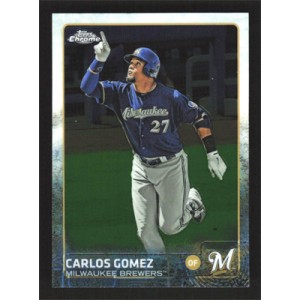 2015 Topps Chrome #73 Carlos Gomez