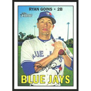 2016 Topps Heritage #563 Ryan Goins