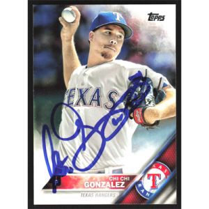 2016 Topps #597 Chi Chi Gonzalez Autographed