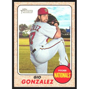 2017 Topps Heritage #303 Gio Gonzalez