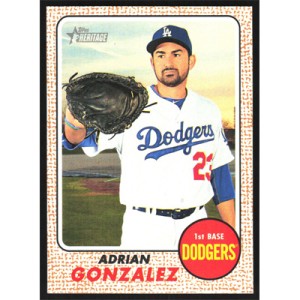 2017 Topps Heritage #79 Adrian Gonzalez