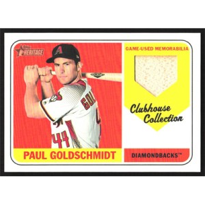2018 Topps Heritage Clubhouse Collection Relics #CCR-PG Paul Goldschmidt Bat