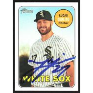 2018 Topps Heritage #357 Lucas Giolito Autographed