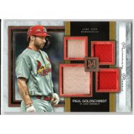 2018 Topps Museum Collection Primary Pieces Quad Relics Copper #SPQR-PG Paul Goldschmidt Dual Bat/Jersey