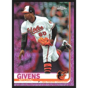 2019 Topps Chrome Pink Refractors #49 Mychal Givens