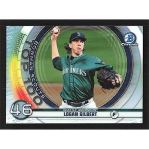 2020 Bowman Chrome Scouts Top 100 #BTP-46 Logan Gilbert