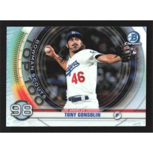 2020 Bowman Chrome Scouts Top 100 #BTP-98 Tony Gonsolin