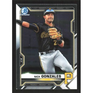 2021 Bowman Chrome Prospects #BCP-34 Nick Gonzales
