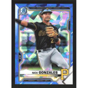 2021 Bowman Chrome Sapphire Prospects #BCP-34 Nick Gonzales