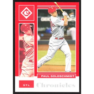 2021 Panini Chronicles Red #4 Paul Goldschmidt