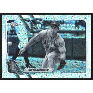 2021 Topps Chrome Black and White Mini Diamond Refractors #14 Paul Goldschmidt