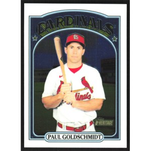 2021 Topps Heritage Chrome #103 Paul Goldschmidt