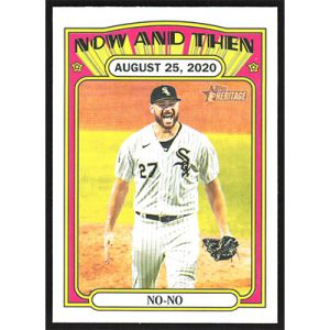 2021 Topps Heritage High Number Now And Then #NT-3 Lucas Giolito
