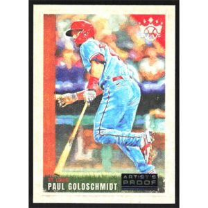 2022 Diamond Kings Artist Proof Blue #58 Paul Goldschmidt
