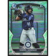 2023 Bowman Chrome Prospects Lunar Glow Refractors #BCP-133 Gabriel Gonzalez