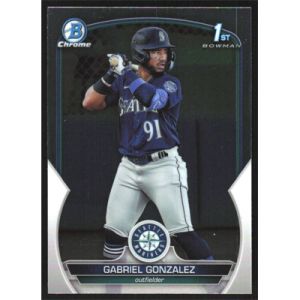 2023 Bowman Chrome Prospects #BCP-133 Gabriel Gonzalez