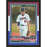 2023 USA Baseball Stars & Stripes Red White and Blue #8 Stunner Gonzales