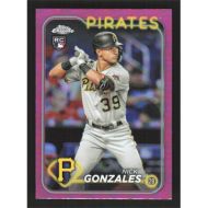 2024 Topps Chrome Pink Refractors #72 Nick Gonzales