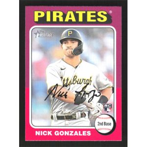 2024 Topps Heritage #318 Nick Gonzales