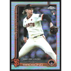 2025 Topps Chrome Update Refractors #USC159 Hayden Birdsong Rookie Debut