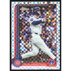 2025 Topps Chrome Update X-Fractors #USC76 Pete Crow-Armstrong