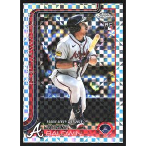 2025 Topps Chrome Update X-Fractors #USC88 Drake Baldwin Rookie Debut