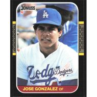 1987 Donruss #525 Jose Gonzalez