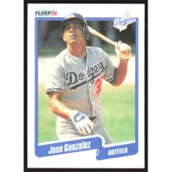 1990 Fleer #394 Jose Gonzalez