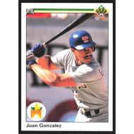 1990 Upper Deck #72 Juan Gonzalez Star Rookie