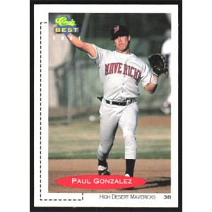 1991 Classic/Best #82 Paul Gonzalez