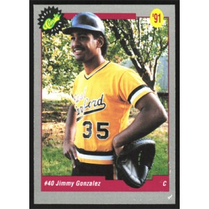 1991 Classic Draft Picks #36 Jimmy Gonzalez