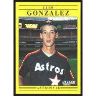 1991 Fleer #507 Luis Gonzalez