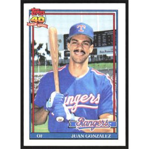 1991 Topps #224 Juan Gonzalez