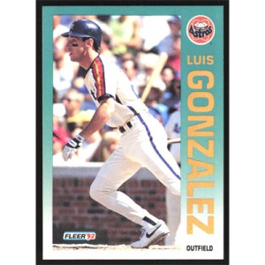 1992 Fleer #434 Luis Gonzalez