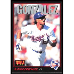1993 Triple Play #221 Juan Gonzalez
