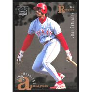 1995 Upper Deck Electric Diamond #104 Juan Gonzalez 90s Midpoint Analysis