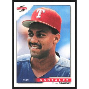 1996 Score #348 Juan Gonzalez