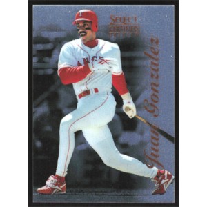 1996 Select Certified #56 Juan Gonzalez