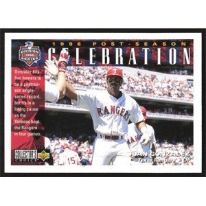 1997 Collector's Choice #218 Juan Gonzalez Post-Season Celebration