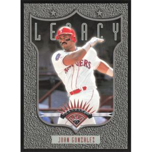 1997 Leaf #353 Juan Gonzalez Legacy
